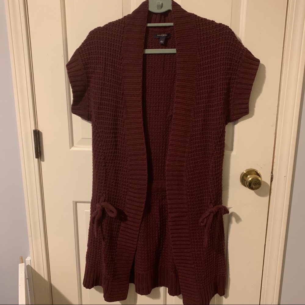 Banana Republic Long Knit Open Front Cardigan